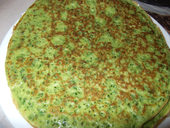 Ispanaklı Krep Tarifi ve Malzemeleri